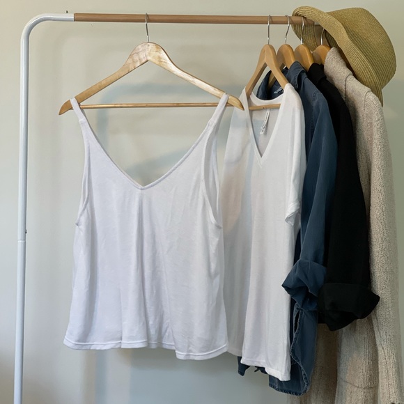 Free People — Dani Ribbed Tank — S — White - Picture 2 of 3